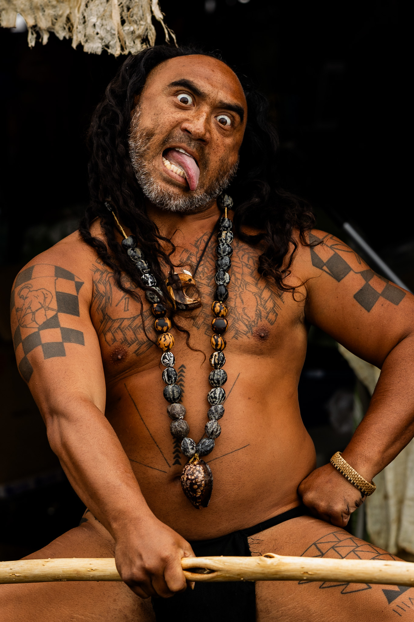 Stranger Portrait No. 043 — Maikahaku, Merrie Monarch, Hilo Hawaii